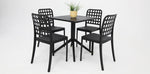 Load image into Gallery viewer, Frankie 5pc Dining Setting - Black
