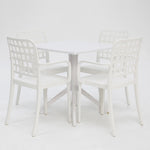 Load image into Gallery viewer, Frankie 5pc Armchair Dining Setting - White
