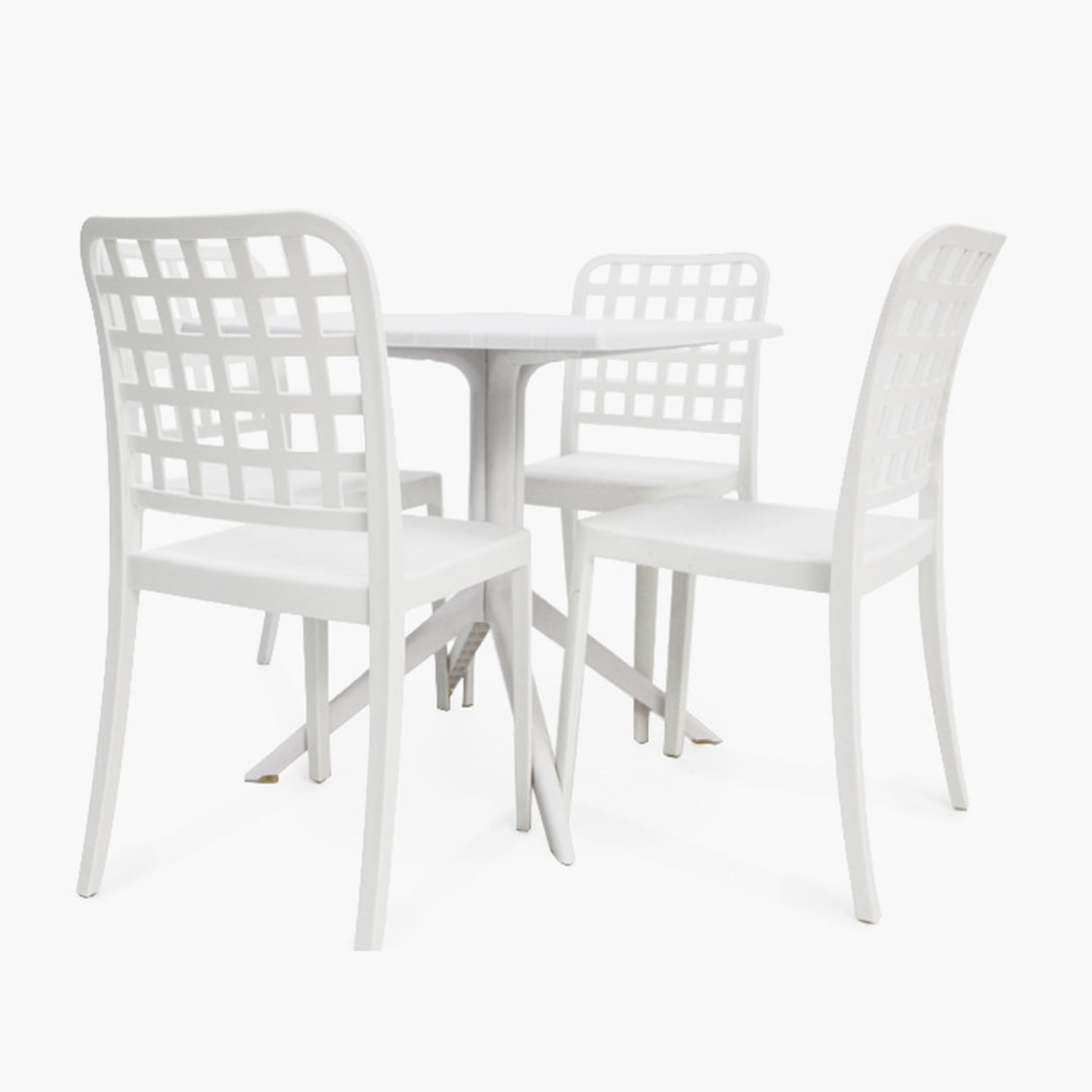 Frankie 5pc Dining Setting - White