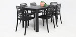 Load image into Gallery viewer, Frankie Azura 7pc Dining Set with Armchairs - Black
