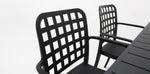 Load image into Gallery viewer, Frankie Azura 7pc Dining Set with Armchairs - Black

