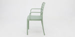 Load image into Gallery viewer, Frankie Azura 7pc Dining Set with Armchairs - White Green
