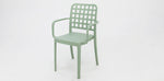 Load image into Gallery viewer, Frankie Azura 7pc Dining Set with Armchairs - White Green
