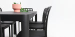 Load image into Gallery viewer, Frankie Azura 9pc Dining Set ARMLESS - Black