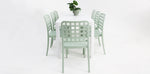 Load image into Gallery viewer, Frankie Azura 9pc Dining Set ARMLESS - Green
