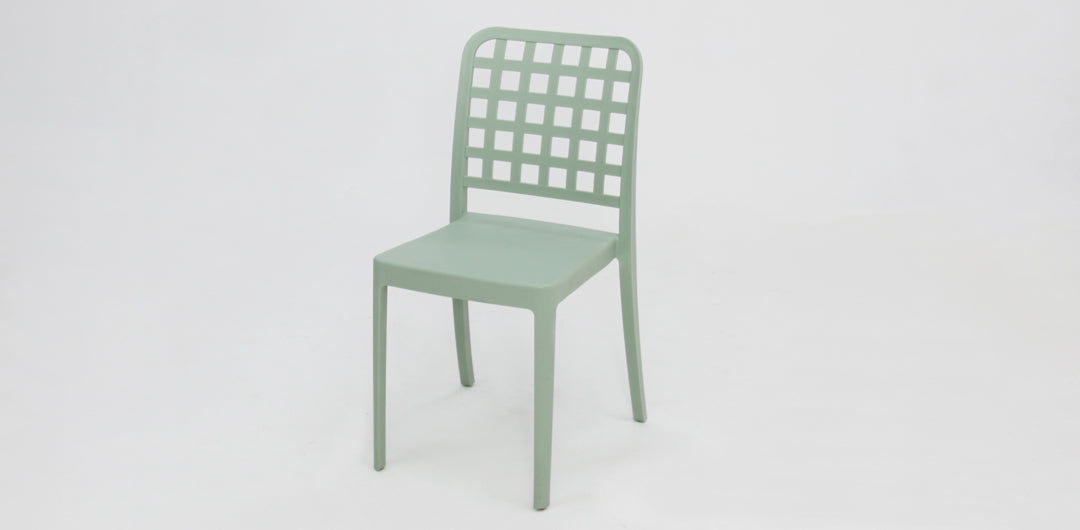 Frankie Azura 9pc Dining Set ARMLESS - Green