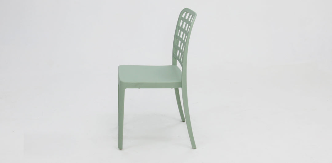 Frankie Azura 9pc Dining Set ARMLESS - Green