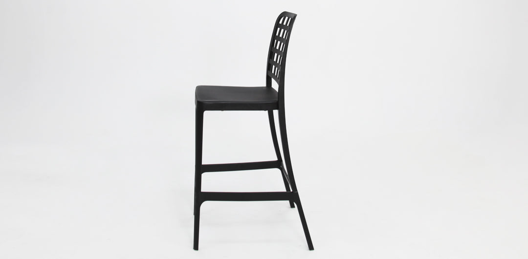 Frankie Remix 7pc Bar Set Armless - Black