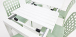 Load image into Gallery viewer, Frankie Azura 7pc Dining Set with Armchairs - White Green
