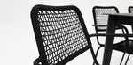 Load image into Gallery viewer, Java Bahamas 7pc Dining Setting - Black
