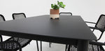 Load image into Gallery viewer, Java Bahamas 7pc Dining Setting - Black
