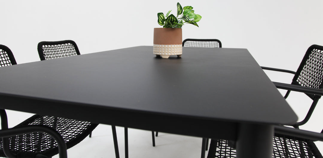 Java Bahamas 7pc Dining Setting - Black