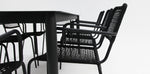 Load image into Gallery viewer, Java Bahamas 9pc Dining Setting - Black
