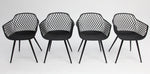Load image into Gallery viewer, Java Dining Chair 4pc - Black
