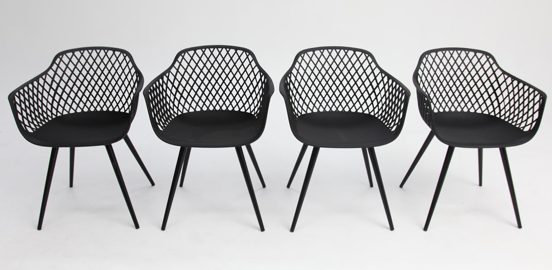 Java Dining Chair 4pc - Black