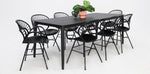 Load image into Gallery viewer, Java Fantail 9pc Dining Set - Black
