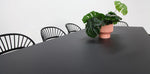Load image into Gallery viewer, Java Fantail 9pc Dining Set - Black
