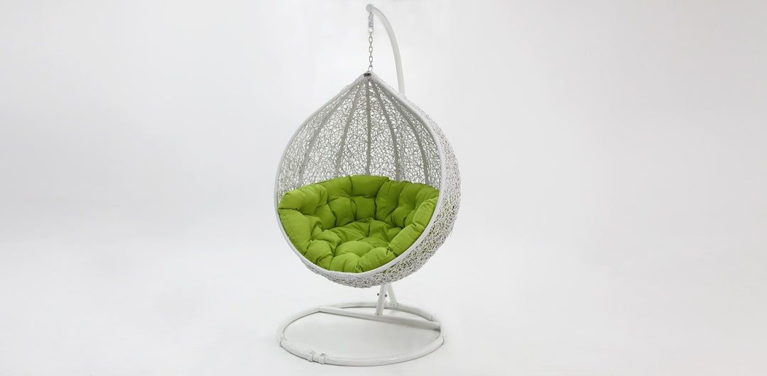 Kakadu Pod Chair - White/Green