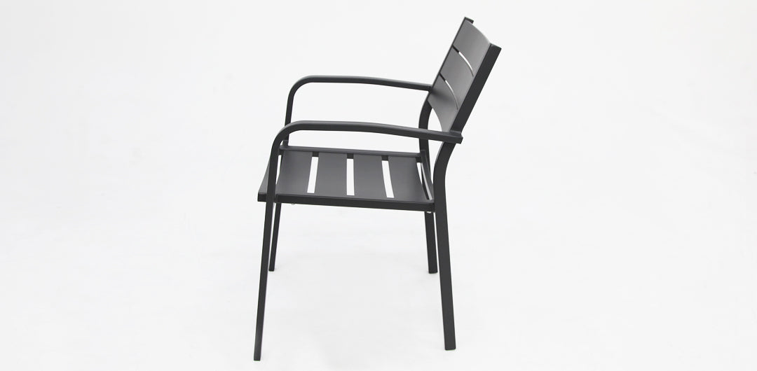 Kingsville armchair gunmetal