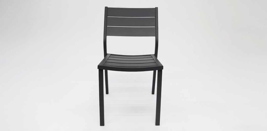 Kingsville armless chair gunmetal