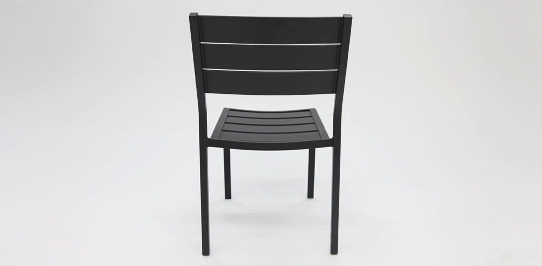 Kingsville armless chair gunmetal