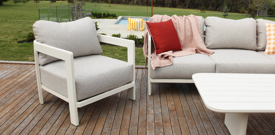 Liberty 4pc Lounge Setting - Cream