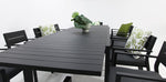 Load image into Gallery viewer, Madagascar Dallas 13pc Dining Setting - Black
