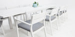 Load image into Gallery viewer, Madagascar Dallas 13pc Dining Setting - White
