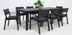 Load image into Gallery viewer, Madagascar Dallas 13pc Dining Setting - Black
