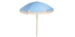 Load image into Gallery viewer, Marble Blue and White Stripe Beach Umbrella
