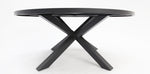 Load image into Gallery viewer, Matzo 173cm Round Dining Table - Gunmetal
