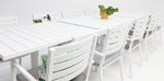 Load image into Gallery viewer, Eclipse Mayfair 11pc Extension Dining Setting - White