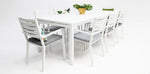 Load image into Gallery viewer, Eclipse Mayfair 11pc Extension Dining Setting - White