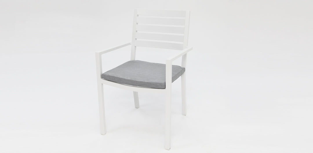 Eclipse Mayfair 11pc Extension Dining Setting - White