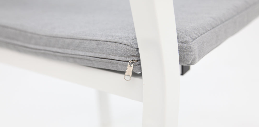 Eclipse Mayfair 11pc Extension Dining Setting - White