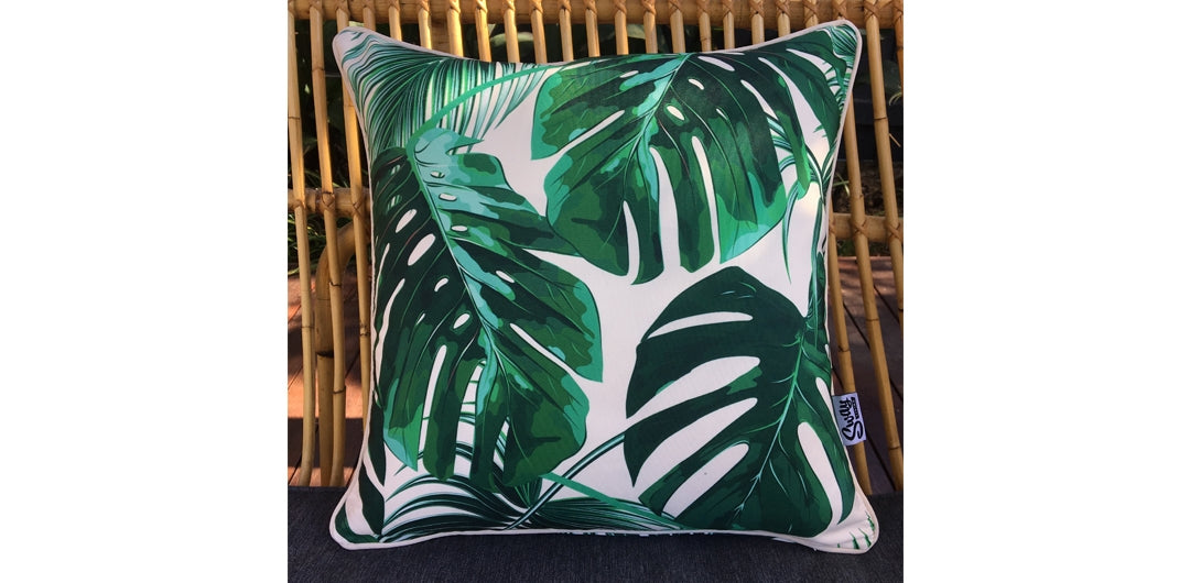 Monstera 45x45 Outdoor Cushion