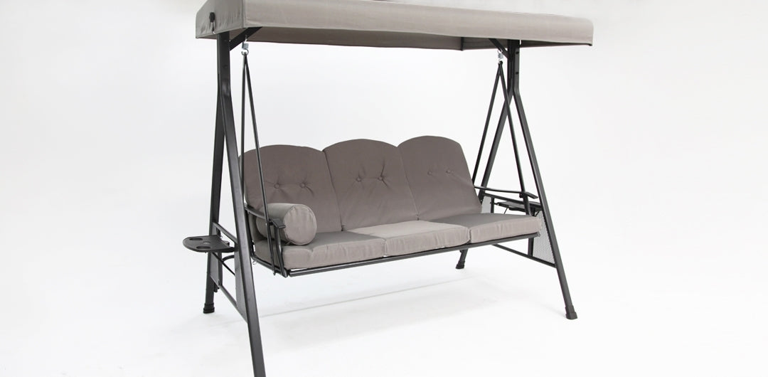 Montego Garden Swing Chair - Grey