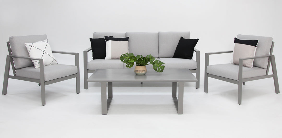 Octavia 4pc Lounge - Silver