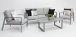 Load image into Gallery viewer, Octavia 4pc Lounge - Silver
