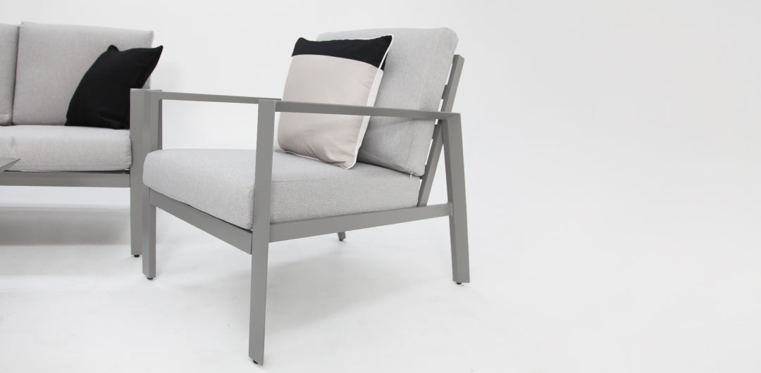 Octavia 4pc Lounge - Silver