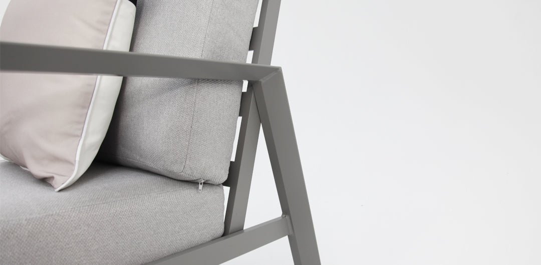 Octavia 4pc Lounge - Silver