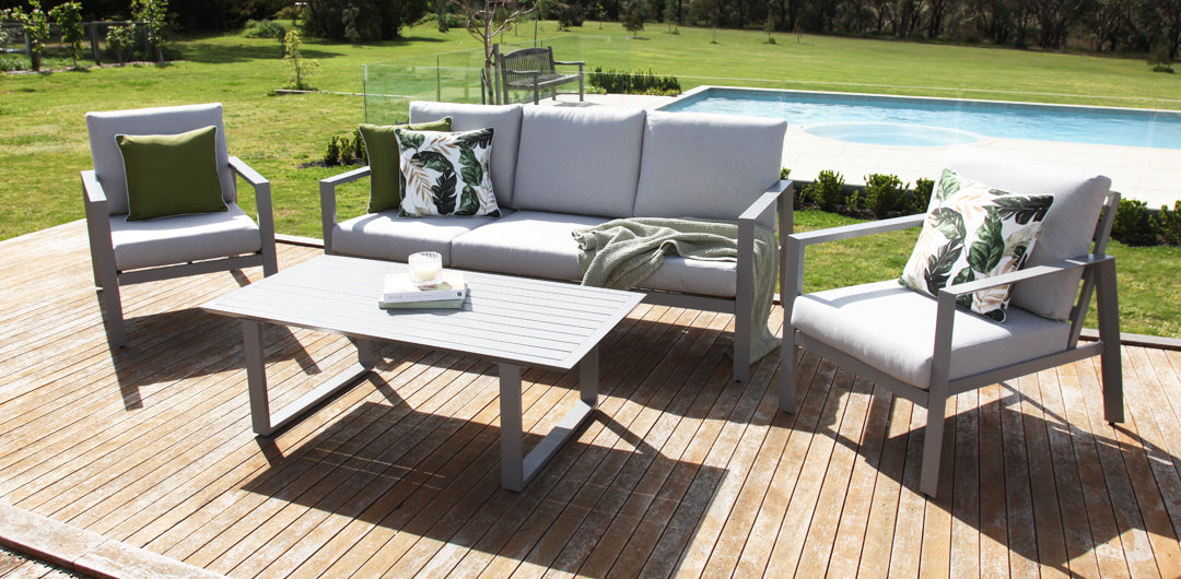 Octavia 4pc Lounge - Silver