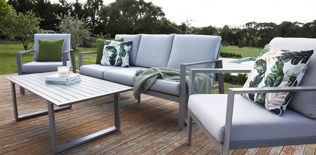 Octavia 4pc Lounge - Silver