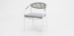 Load image into Gallery viewer, Octavia Aluminium Stacking Chair - White
