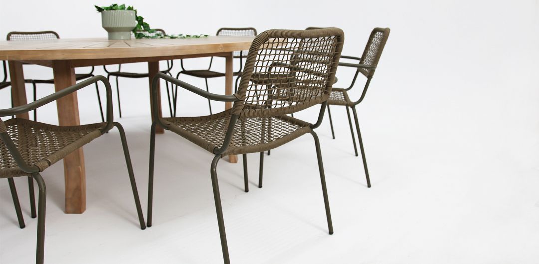 Oscar Bahamas 11pc Dining Setting - Olive