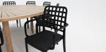 Load image into Gallery viewer, Oscar Frankie Armchair 11pc Dining Setting - Black

