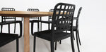 Load image into Gallery viewer, Oscar Frankie Armchair 11pc Dining Setting - Black
