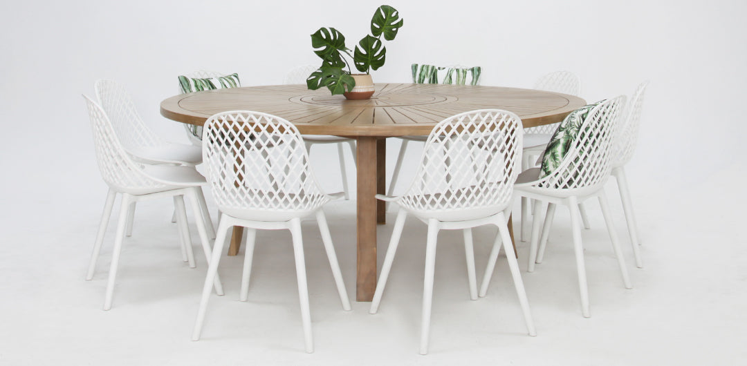 Oscar Persia 11pc Dining Setting - White