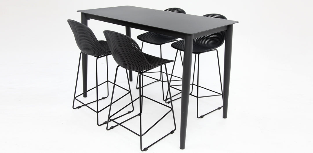 Palma 5pc Bar Setting - Black