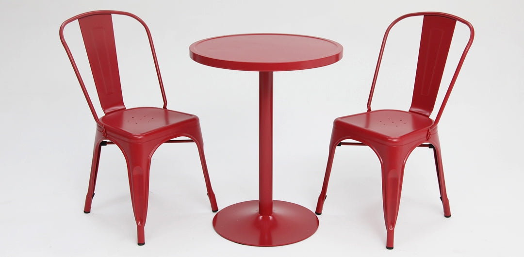 Paris 3pc Dining Setting - Red